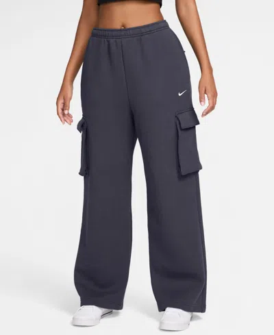 Nike Women's High-waisted Oversized Cargo Pants In Blue