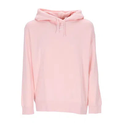 Nike Women's Hoodie Essential Collection Fleece Hoodie Atmosphere/white In Pink