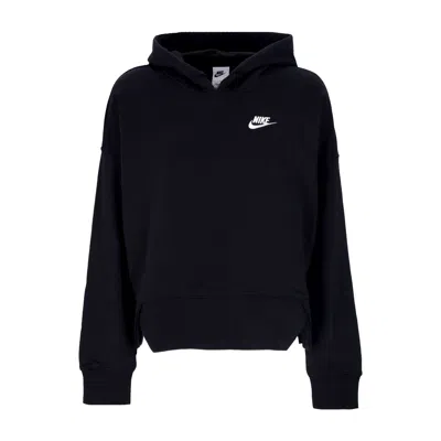Nike Women's Hoodie Sportswear Club Fleece Oversized Hoodie Ssnl Black/white