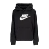 Nike Women's Hoodie W Sportswear Club Fleece Gx Std Hoodie Black/white In Black/white