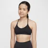 Nike Kids' Women's Indy Girls' Sports Bra In Black
