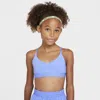 Nike Kids' Women's Indy Girls' Sports Bra In Blue