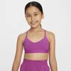 Nike Kids' Women's Indy Girls' Sports Bra In Purple