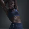 Nike Women's Indy High Support Padded Adjustable Sports Bra In Blue