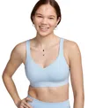 Nike Women's Indy High Support Padded Adjustable Sports Bra In Lt Armory Blue,lt Armory Blue