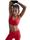 Nike Women's Dri-fit Indy High Support Sports Bra In Red