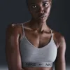 Nike Women's Indy Light Support Padded Adjustable Sports Bra In Smkgry/pure