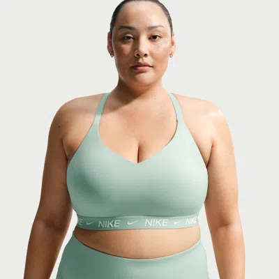 Nike Women's Indy Light Support Padded Adjustable Sports Bra (plus Size) In Green