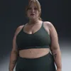 Nike Women's Indy Light Support Padded Adjustable Sports Bra (plus Size) In Green