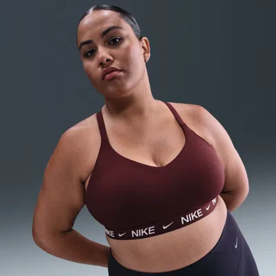 Nike Women's Indy Light Support Padded Adjustable Sports Bra (plus Size) In Red