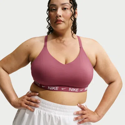 Nike Women's Indy Light Support Padded Adjustable Sports Bra (plus Size) In Red