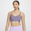 Nike Women's Indy Light Support Padded Adjustable Sports Bra In Blue
