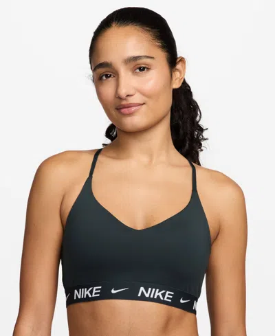 Nike Women's Indy Light-support Padded Sports Bra In Green