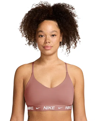 Nike Women's Indy Light-support Padded Sports Bra In Pink
