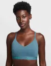 Nike Women's Indy Light-support Padded Adjustable Sports Bra In Smokey Blue
