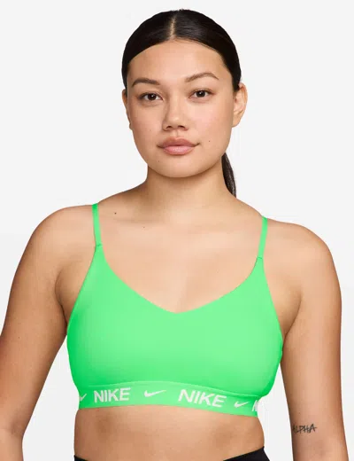 Nike Women's Indy Light Support Sports Bra In Green