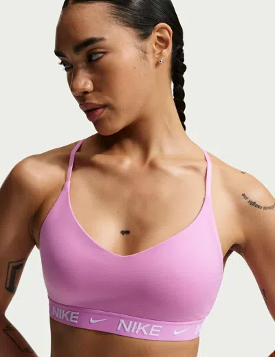 Nike Womens Light Support Sports Bra Fd1062 In Blue