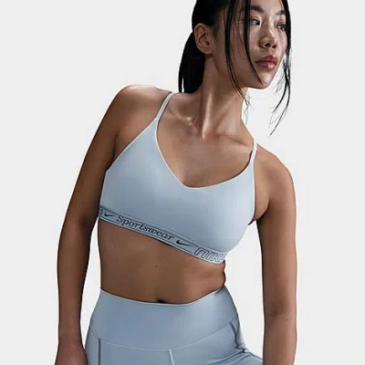 Nike Women's Indy Light-support Sports Bra In Armory Blue