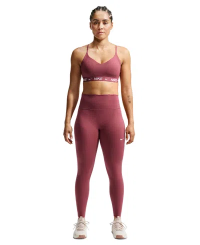 Nike Women's Indy Light-support Padded Sports Bra In Pink