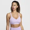 Nike Women's Indy Medium-support Padded Adjustable Sports Bra In Purple