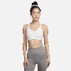 Nike Women's Indy Medium Support Padded Adjustable Sports Bra In White