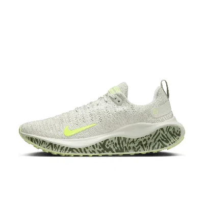 Nike Women's Infinityrn 4 Premium Road Running Shoes In Light Bone/barely Volt/cargo Khaki/volt