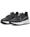 Nike Interact Run Running Shoe In Black,white