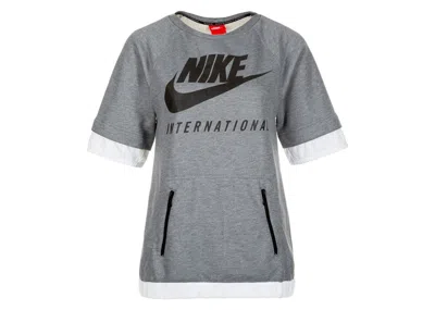 Pre-owned Nike Women's International Tee Shirt In Gray