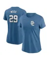 Nike Women's James Wood Blue Washington Nationals 2025 City Connect Fuse Name Number 2.0 T-shirt In Multi