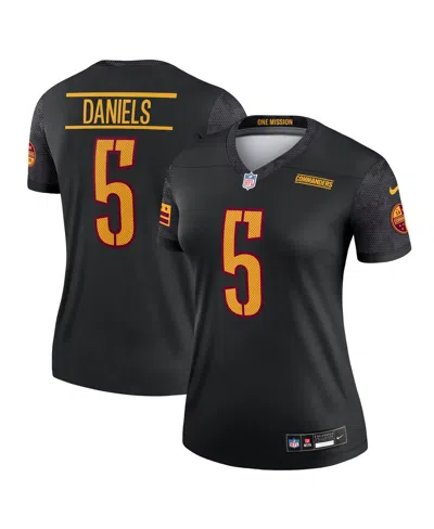 Nike Women's Jayden Daniels Black Washington Commanders Legend Player Performance Top