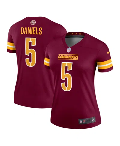 Nike Women's Jayden Daniels Burgundy Washington Commanders Legend Player Performance Top In Red