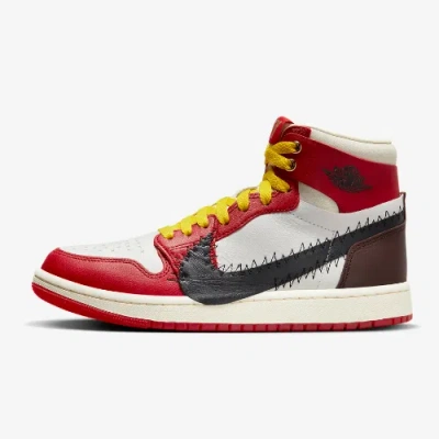 Pre-owned Nike Women's Jordan 1 X Teyana Taylor Zoom Cmft 2 Shoes 'gym Red' (fj0604-601)