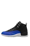 Nike Women's Jordan 12 Retro Sneaker In Black/hyper Royal/metallic Silver/white In Multi