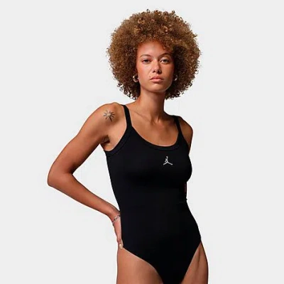Nike Women's Jordan Brooklyn Essentials Tank Bodysuit In Black