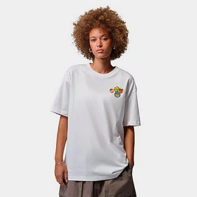 Nike Women's Jordan Brooklyn Fruit Oversized Graphic T-shirt In White