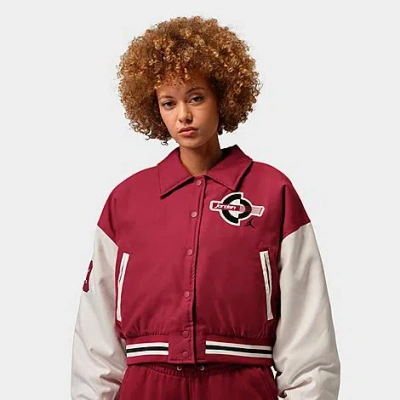 Nike Women's Jordan Brooklyn Therma-fit Varsity Jacket In Multi