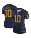 Nike Jordan Love Navy Green Bay Packers The 1923 Classic Legend Player Dri-fit Top In Blue