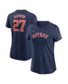 Nike Women's Jose Altuve Navy Houston Astros Fuse Name Number T-shirt