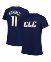 Nike Women's Jose Ramirez Navy Cleveland Guardians 2024 City Connect Fuse Player Name Number T-shirt In Navy