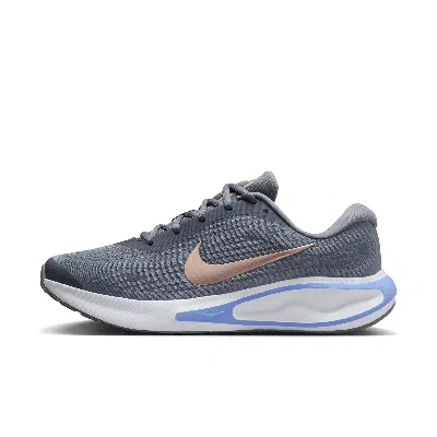 Nike Women's Journey Run Road Running Shoes In Grey