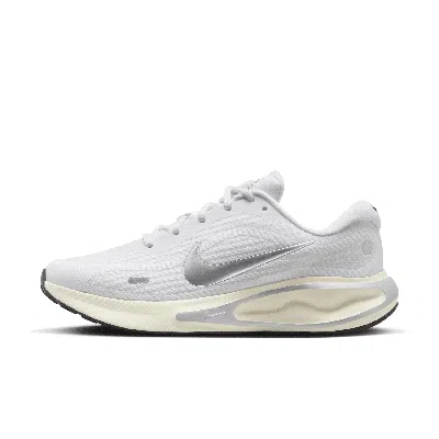 Nike Women's Journey Run Road Running Shoes In White