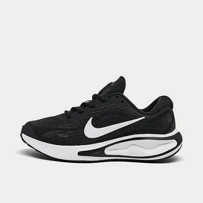 Nike Women's Journey Run Running Shoes In Black/white