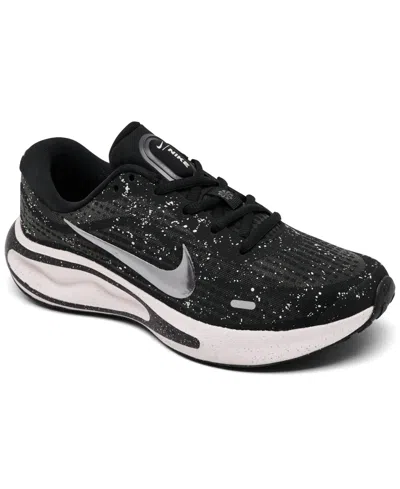 Nike Women's Journey Run Running Sneakers From Finish Line In Black