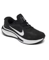 Nike Women's Journey Run Running Sneakers From Finish Line In Black,white