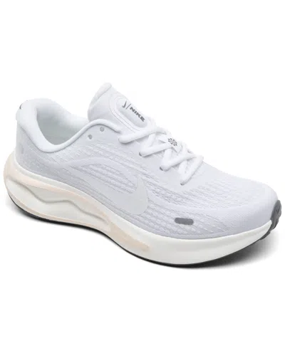 Nike Women's Journey Run Running Sneakers From Finish Line In White
