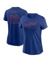 Nike Women's Juan Soto Royal New York Mets Fuse Name Number T-shirt In Blue