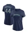 Nike Women's Julio Rodriguez Navy Seattle Mariners Fuse Name Number T-shirt