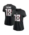 Nike Women's Kirk Cousins Black Atlanta Falcons Player Name Number T-shirt In Black