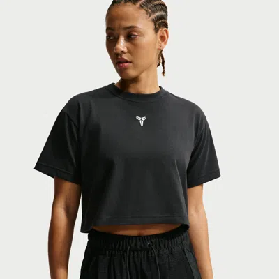 Nike Women's Kobe Dri-fit Cropped Basketball T-shirt In Black