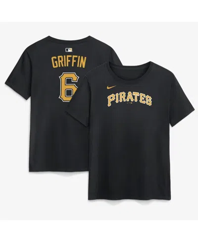 Nike Women's Konnor Griffin Black Pittsburgh Pirates Name And Number T-shirt